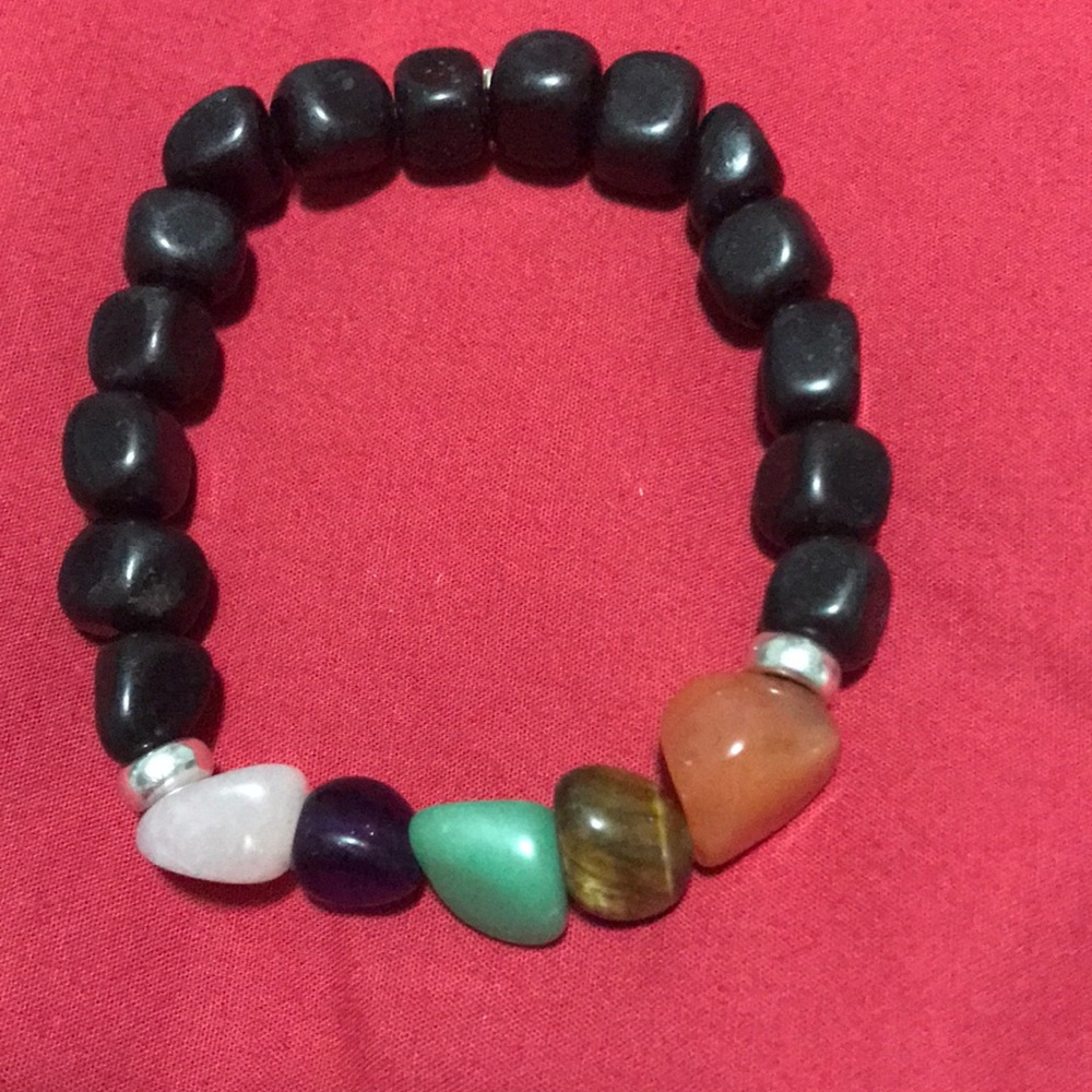 Bundle Handmade stone bead chakra bracelets - Picture 3 of 4